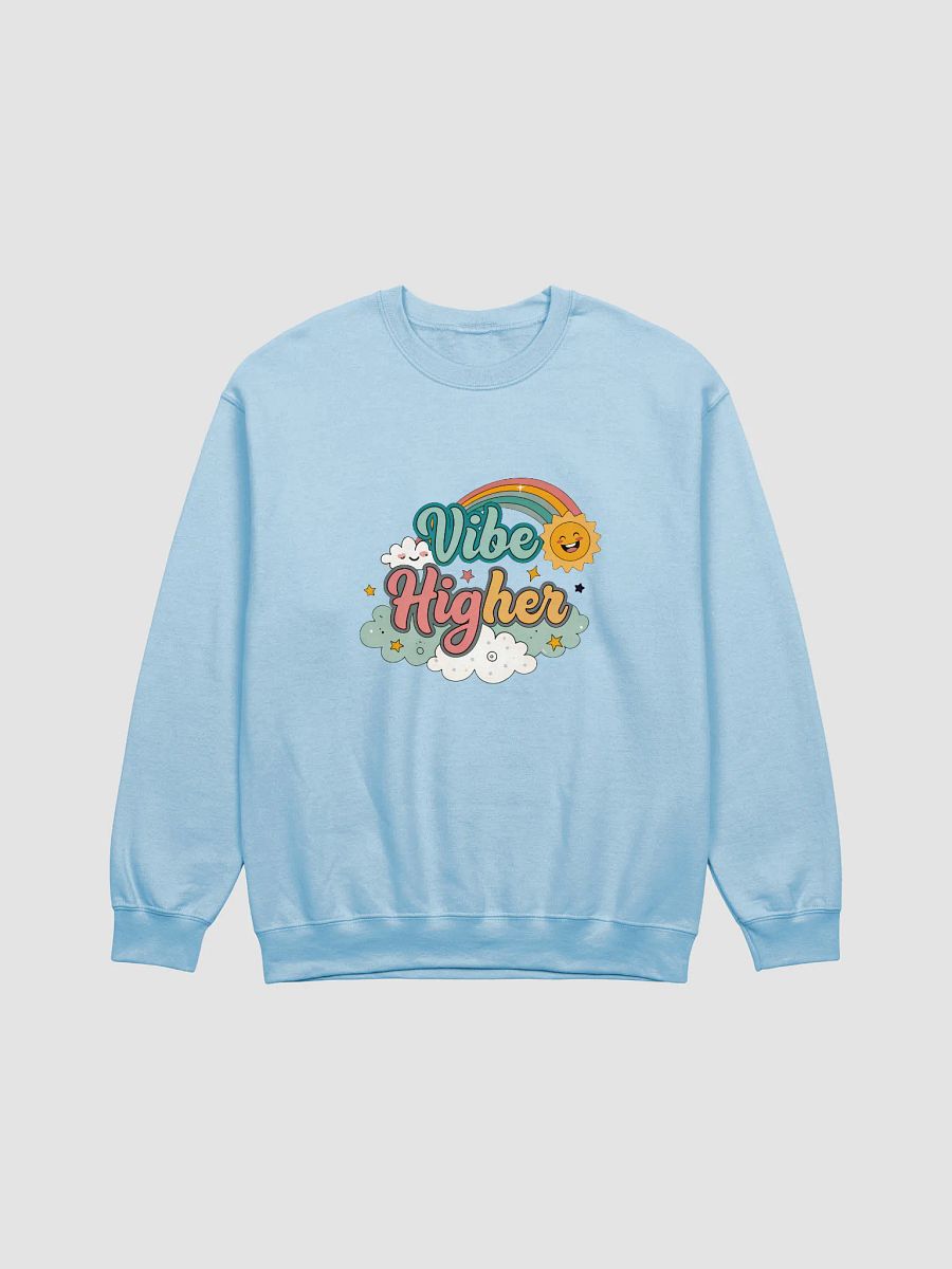 Vibe Higher Rainbow Crewneck Sweatshirt product image (1)