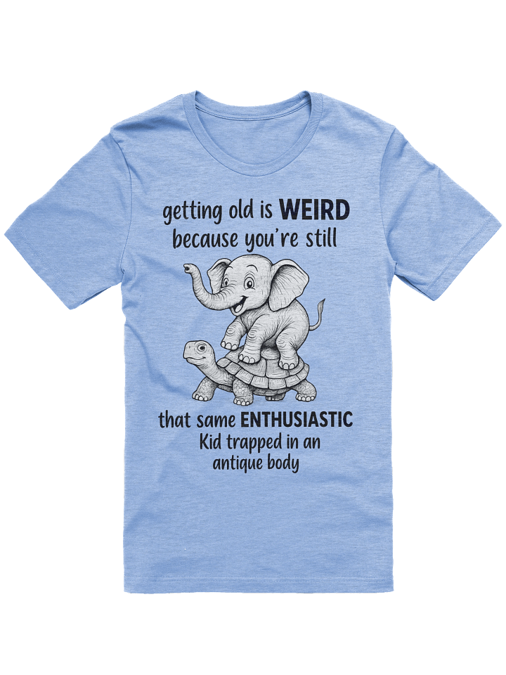 Funny Elephant & Turtle – Getting Old Is Weird product image (2)