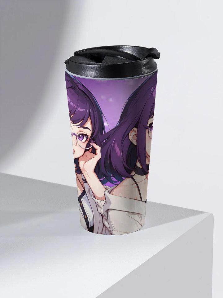(Purple WAIFU) K Stainless Steel Travel Mug product image (2)