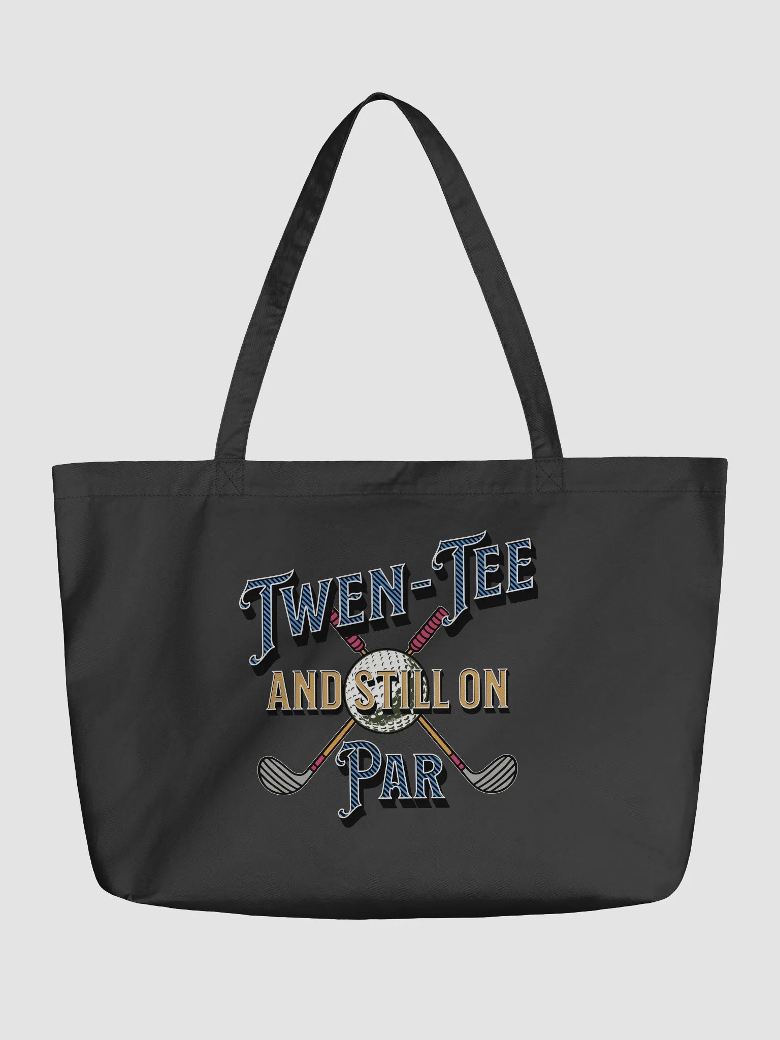 Twen-Tee And Still On Par Golfing Colorful Club Statement Tote product image (2)