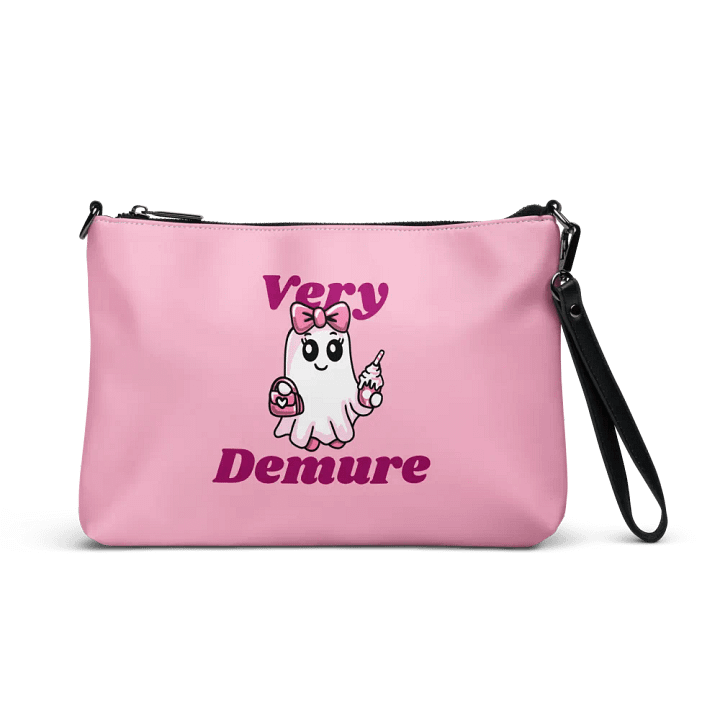 Very Demure Cute Ghost Flip-Sided Faux Leather Crossbody Bag product image (1)