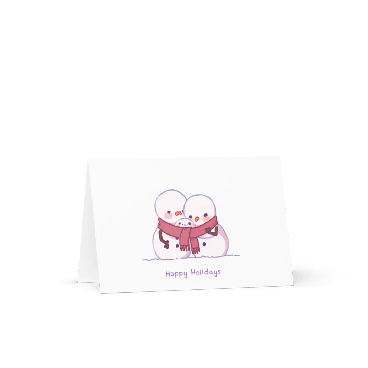Snowy Hug Holiday Card product image (1)