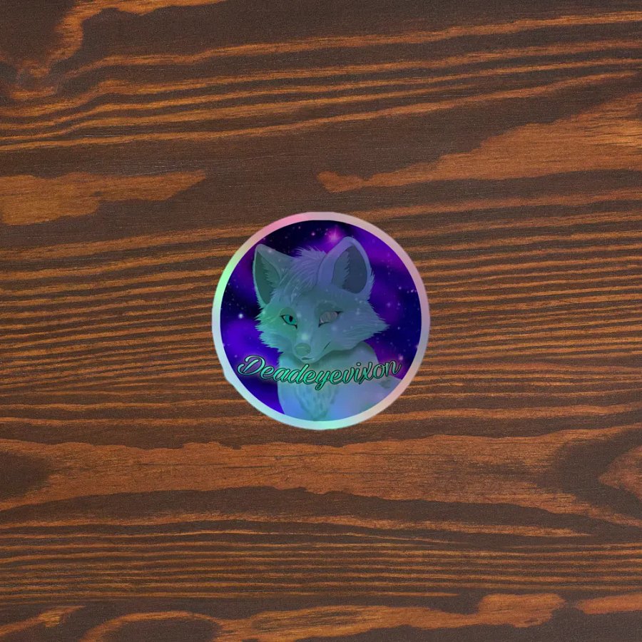 Holographic simple Deadeyevixon logo product image (3)