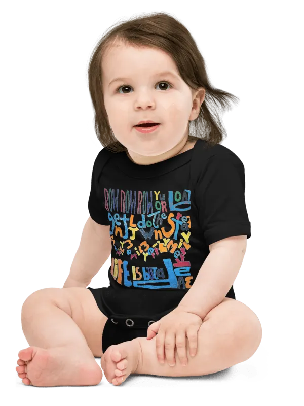 Row Row Row Your Boat Baby Short Sleeve One Piece product image (1)