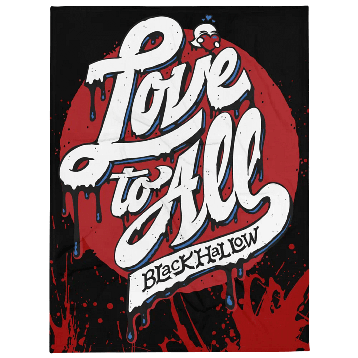 L2A Red Splatter Blanket product image (1)