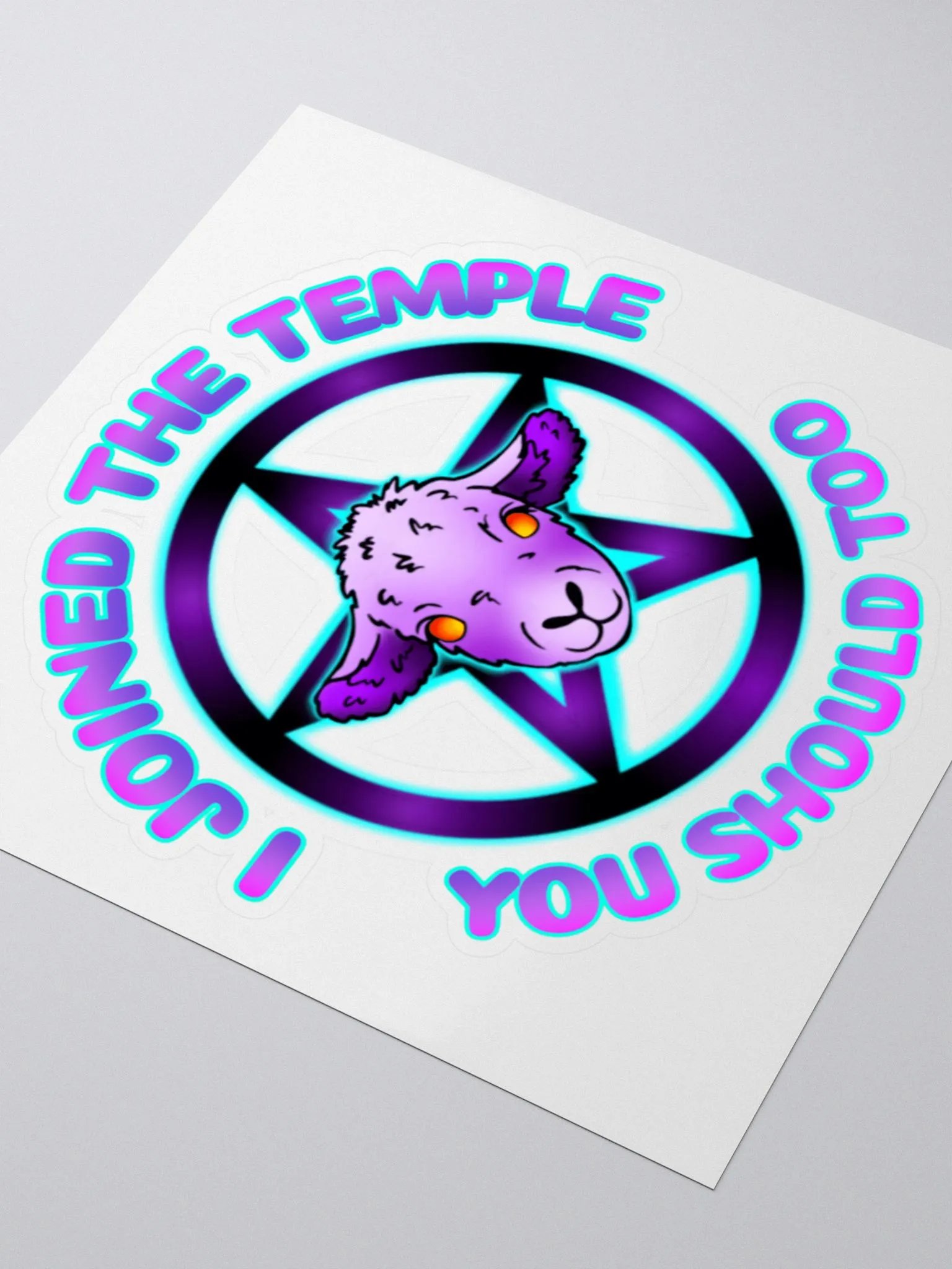 Join The Temple Sticker product image (3)
