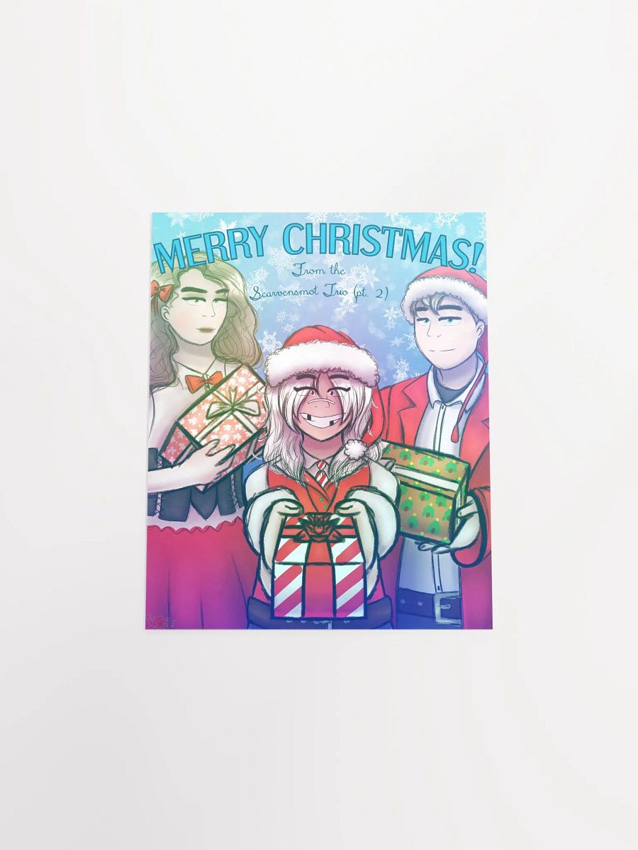 Christmas 2024 ft. the Scarvensmot Trio Poster (with text) product image (4)