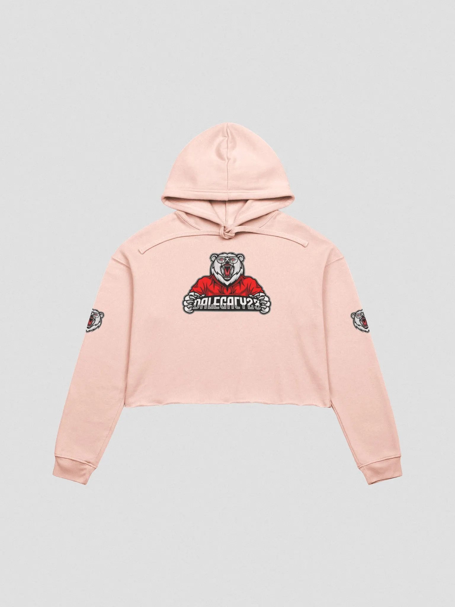 DaLegacy23 White Logo Crop Hoodie product image (1)