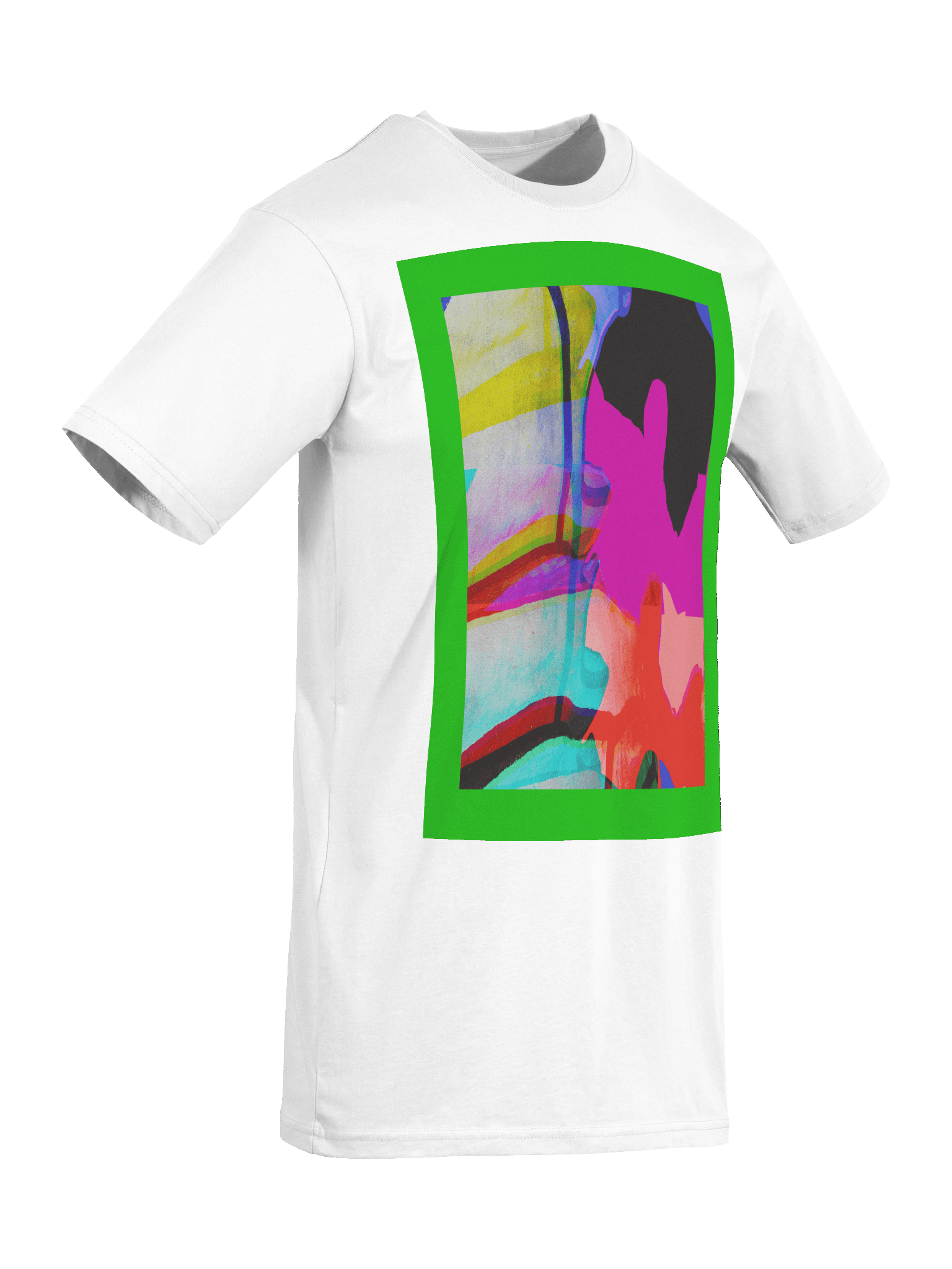 Vibrant Chaos Abstract Tee product image (4)