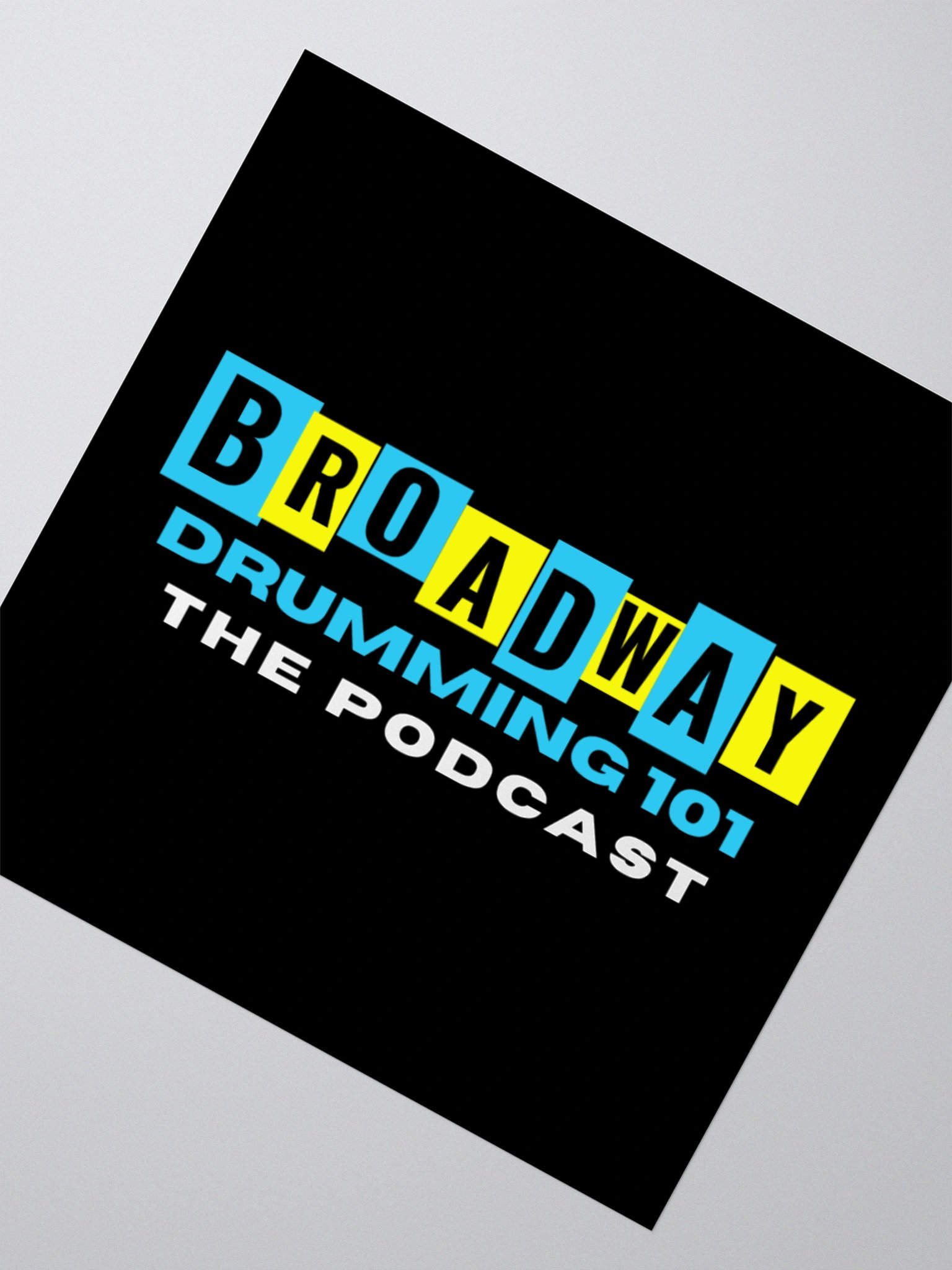 Broadway Drumming 101 Stickers - Black product image (5)