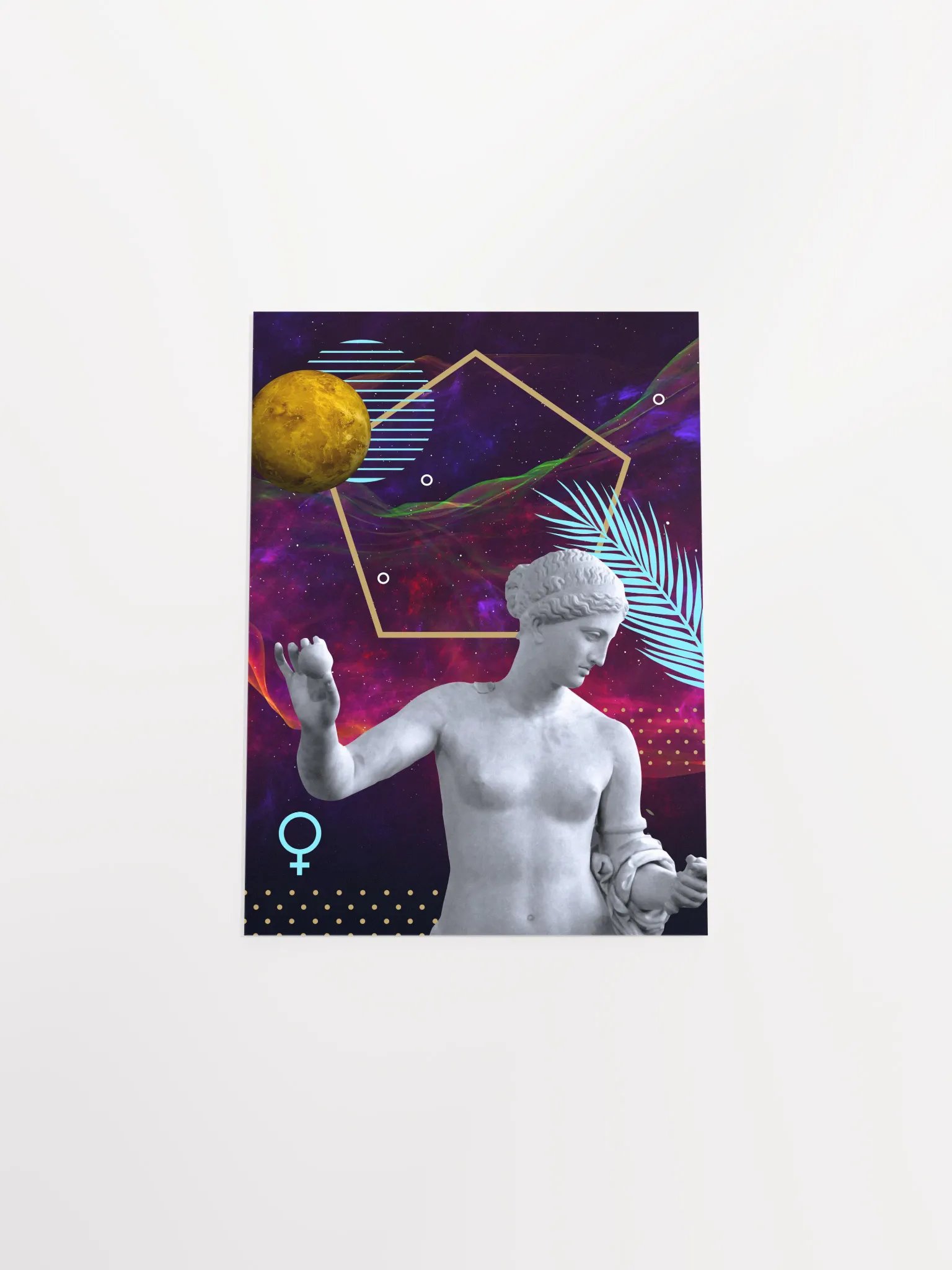 Synthwave Gods and Planets: Venus (Aphrodite) [synthwave/vaporwave/retrowave/cyberpunk] — aesthetic poster, retrowave poster, neon poster product image (10)