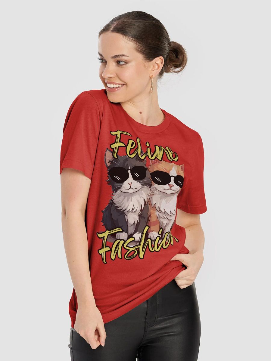 Feline Fashion Cool Cats Sunglasses Graphic Tee product image (52)