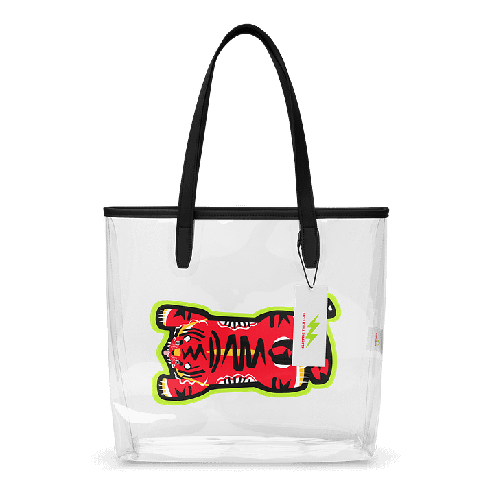 Red Electric Tiger - Clear Tote product image (1)