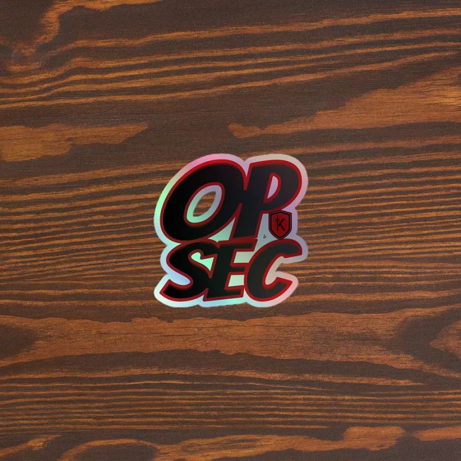 OPSEC Shield Holographic Sticker Set product image (5)