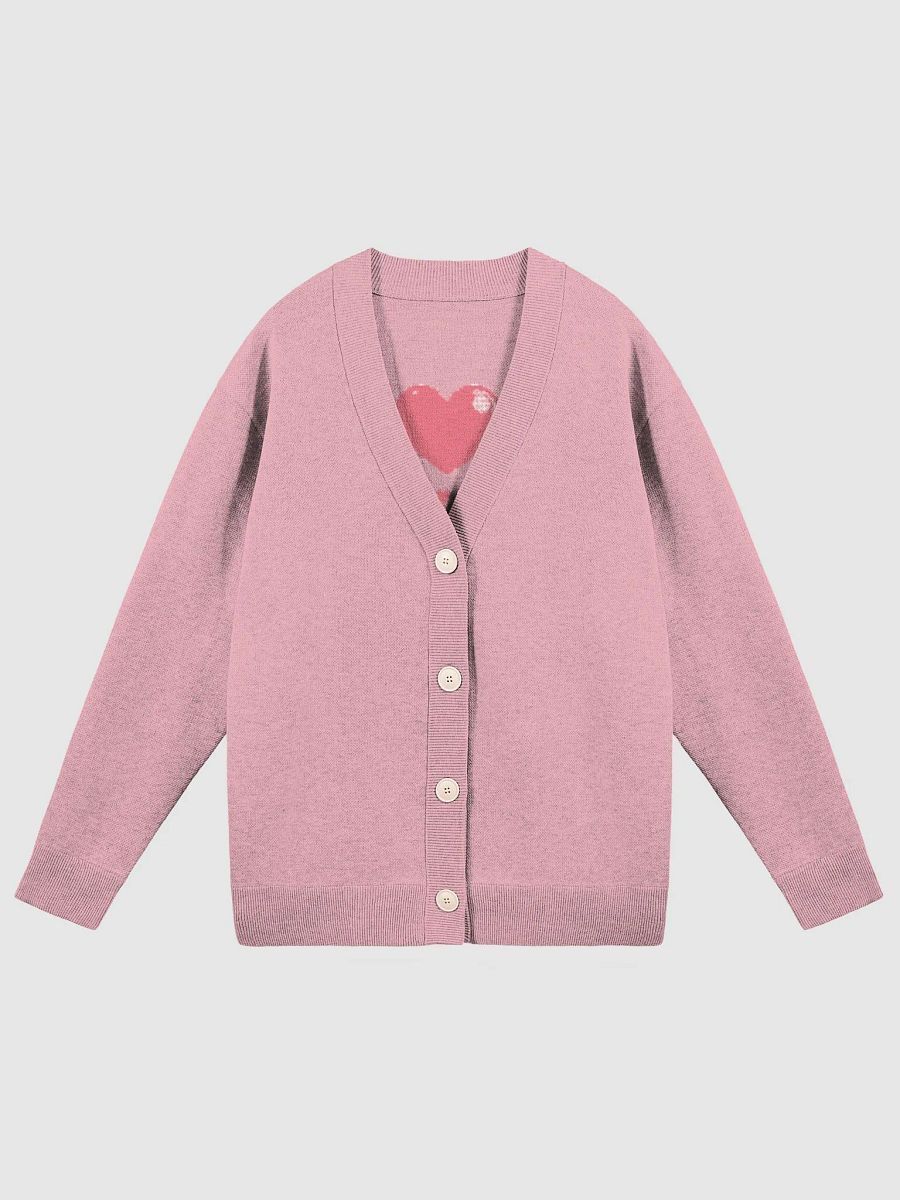 Heartfelt Jacquard Knit Cardigan product image (4)