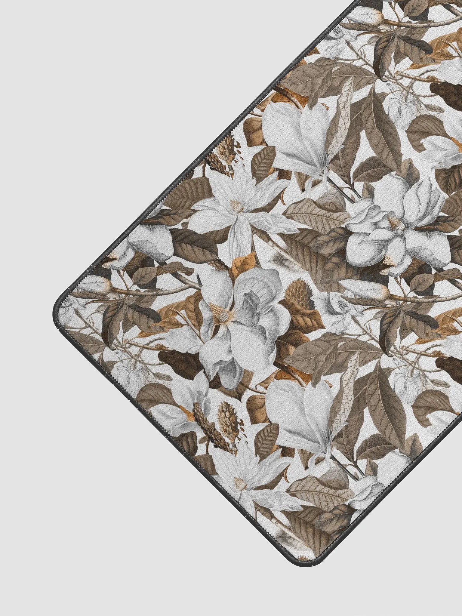 White Magnolia Grandiflora Desk Mat product image (1)
