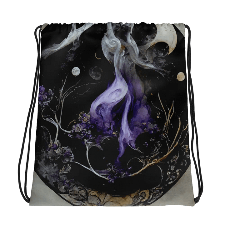 Mystic Moonlit Dreams Drawstring Bag product image (1)