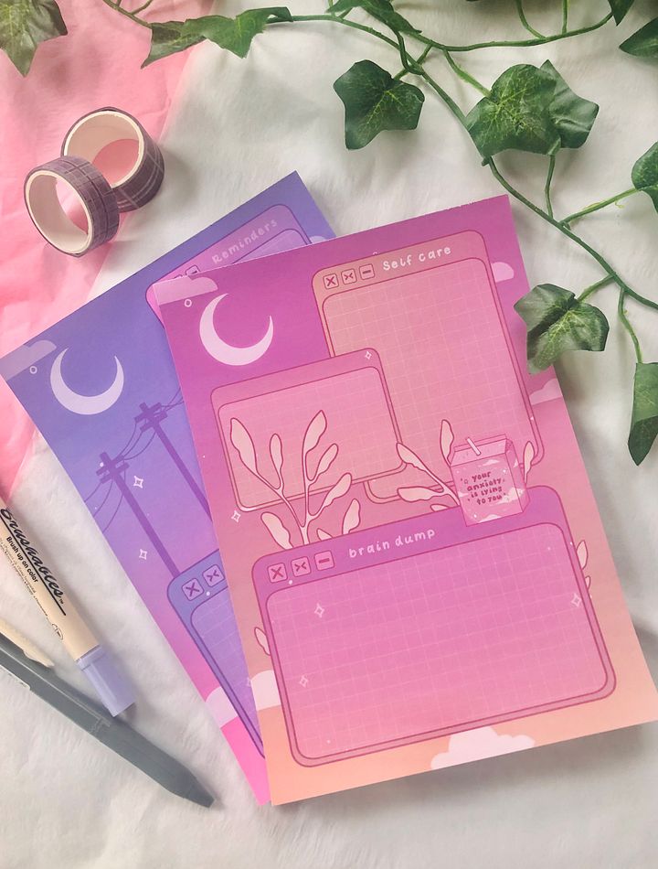 Dreamy Self Care Notepad product image (2)