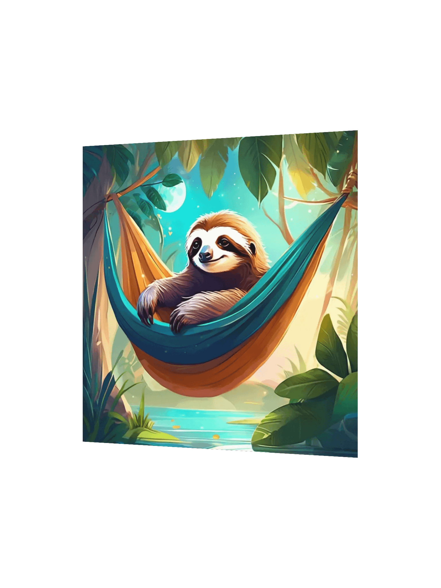Sloth Serenity Matte Poster product image (6)