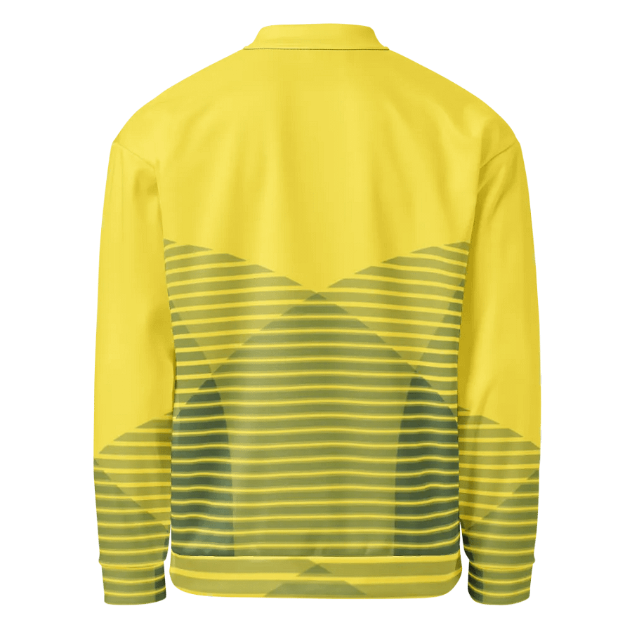 Vibrant Geometric Fusion Bomber Jacket product image (8)