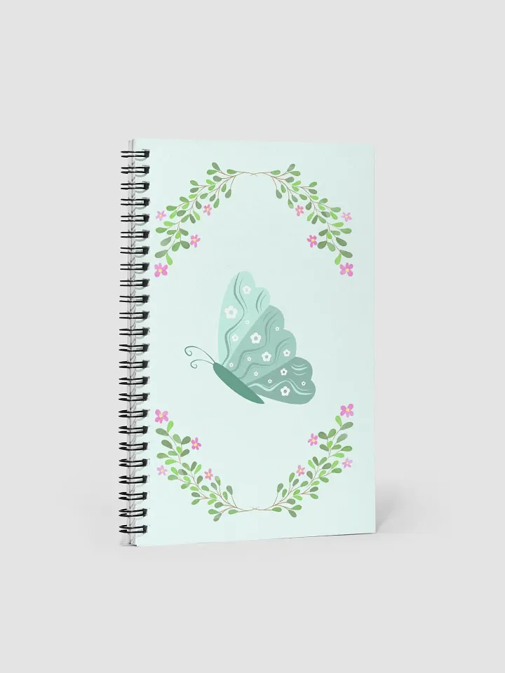 Fluttering Blooms Spiral Notebook product image (1)