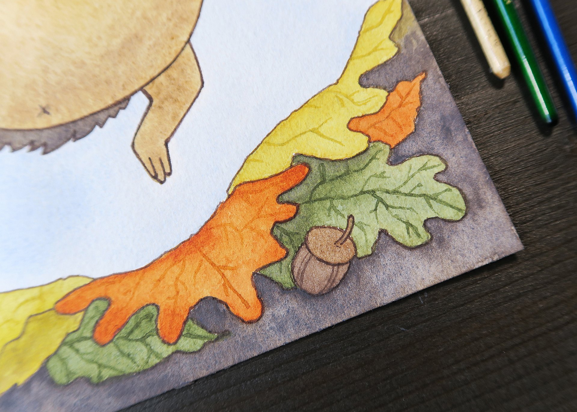 original painting : harold hedgie product image (3)