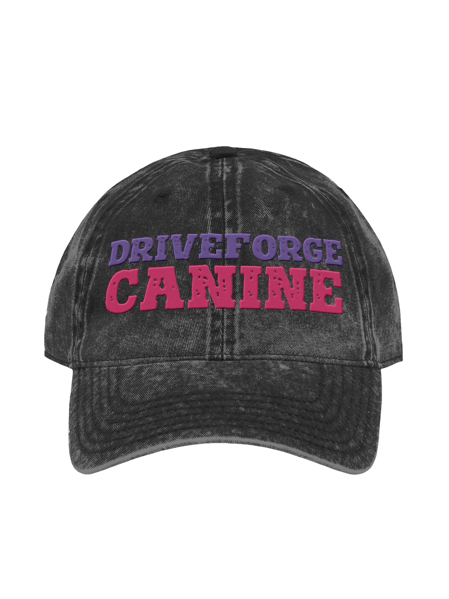 DriveForge Canine Pink & Purple Logo Vintage Dad Cap product image (1)