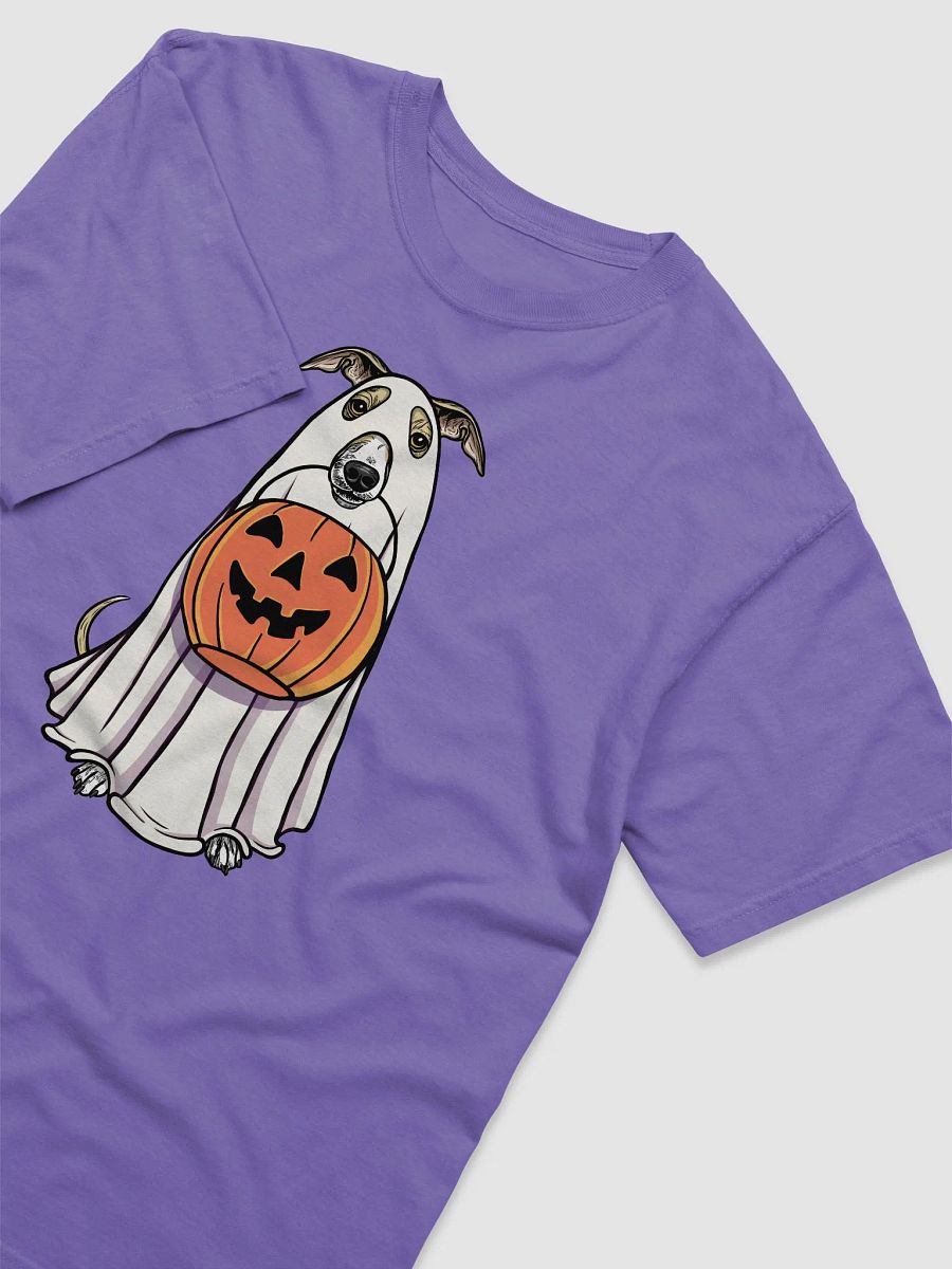 Funny Halloween Italian Greyhound(Fawn) T-Shirt | Funny Iggy Wearing a Ghost Costume and Holding a Pumpkin Basket product image (29)