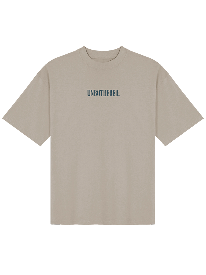 UNBOTHERED. Oversized Minimal Tee product image (1)