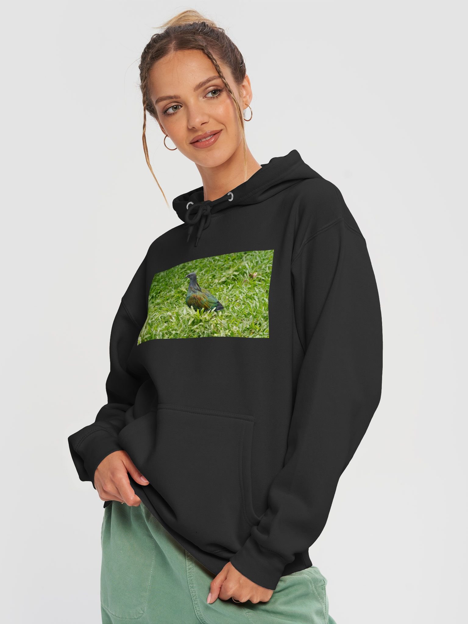 Iridescent Feathered Premium Hoodie product image (3)