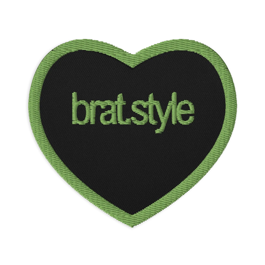 the bratstyle embroidered patch - heart product image (1)