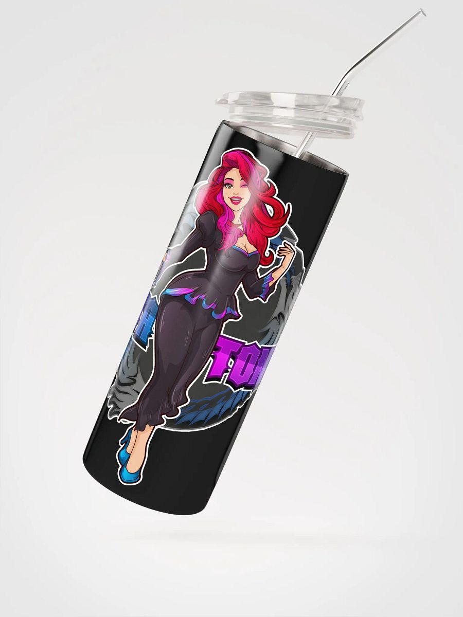 Stainless Steel Tumbler with Straw - Logo 1 product image (3)