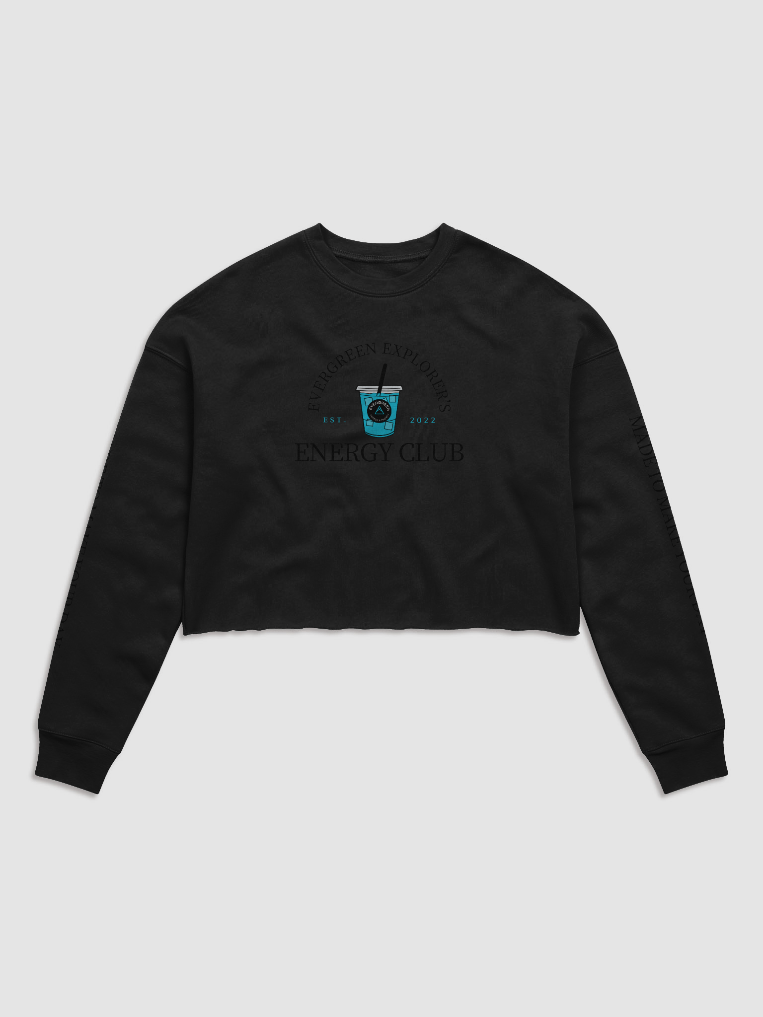 Energy Cropped Crewneck | Coffee Club product image (1)