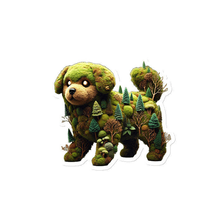 Forest Dog Die-Cut Magnet product image (2)