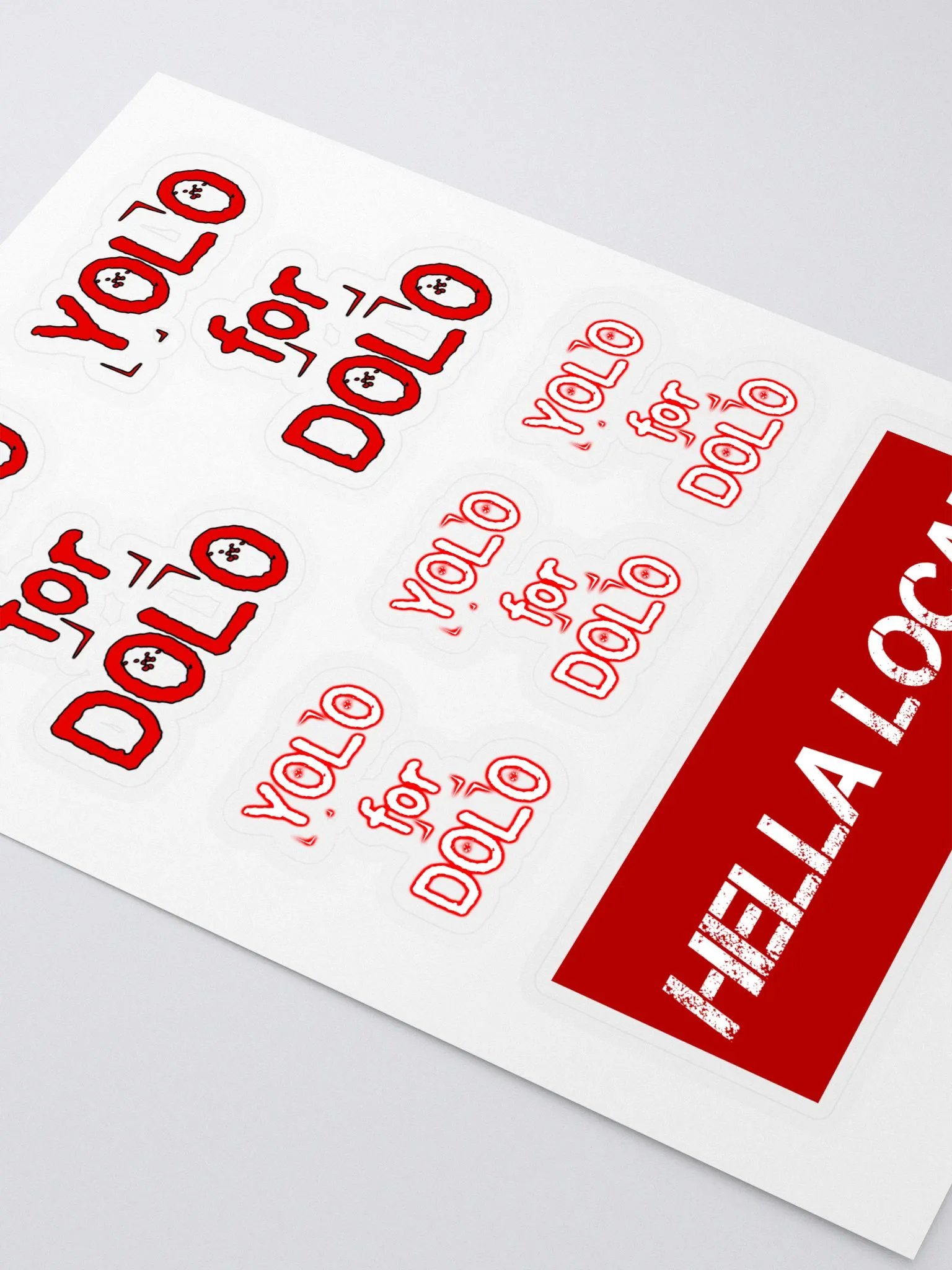 YOLO For DOLO - Sticker Sheet product image (3)