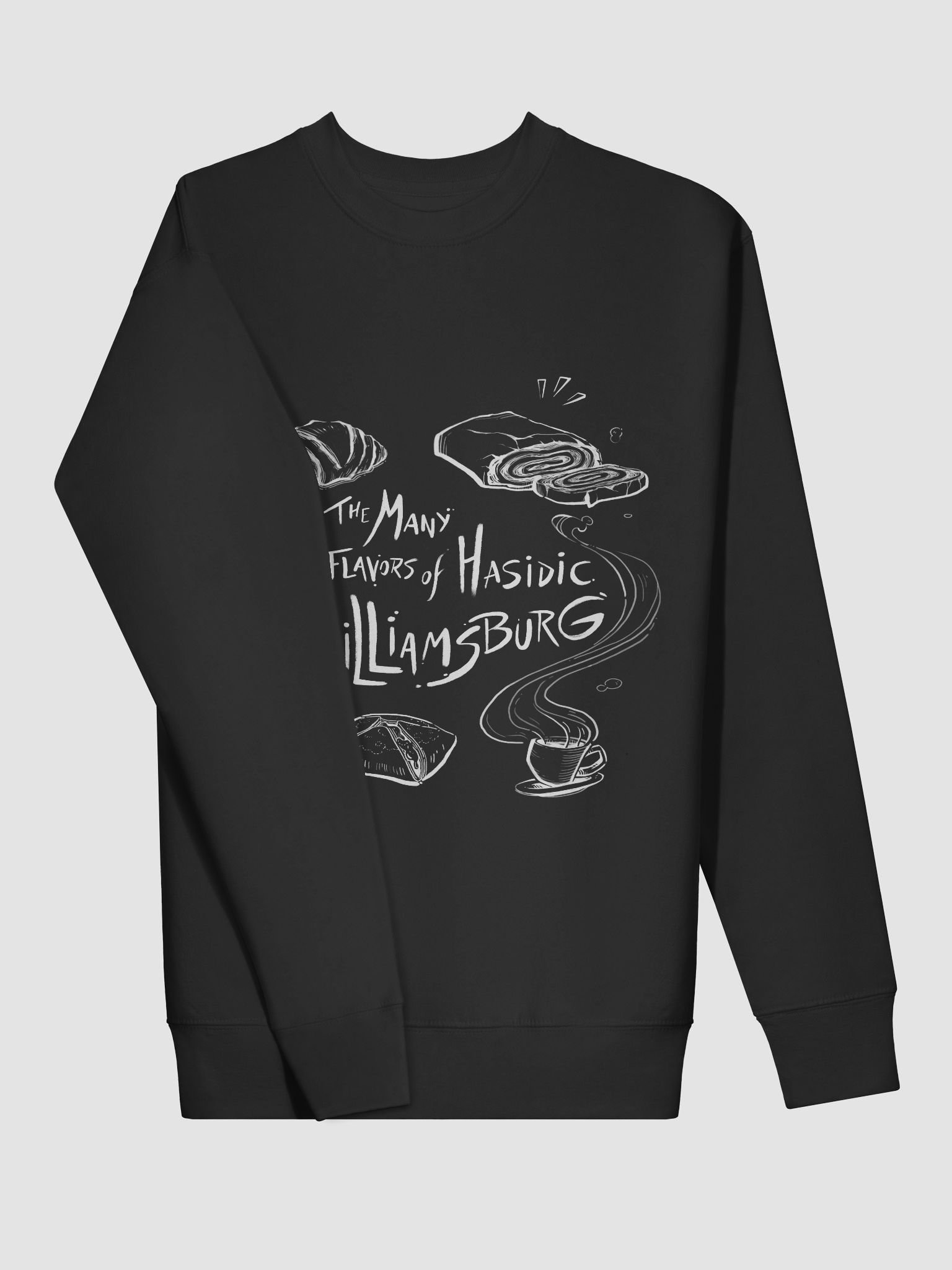 Sweatshirt: The many flavors of Hasidic Williamsburg T-shirt product image (3)