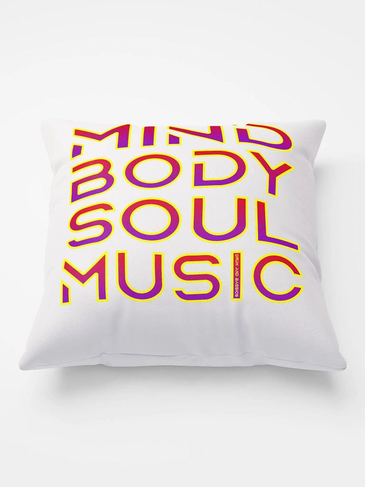 Mind Body Soul Music ELEPHANT Pillow product image (1)