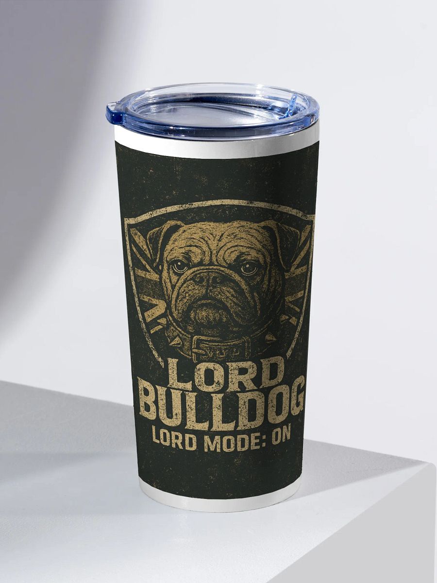 Vintage Lord Bulldog Stainless Steel Tumbler product image (2)
