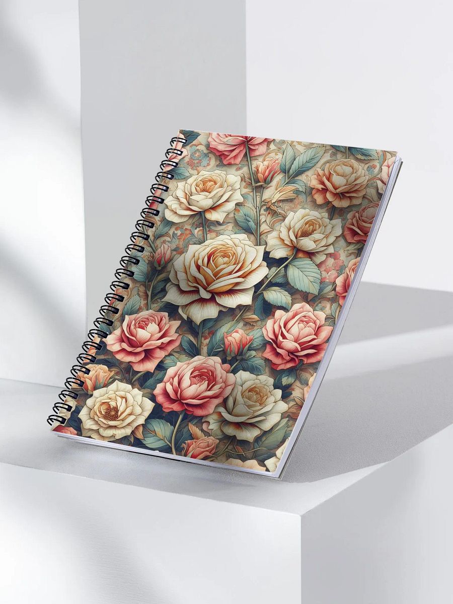 Royal Floral Spiral Notebook product image (3)