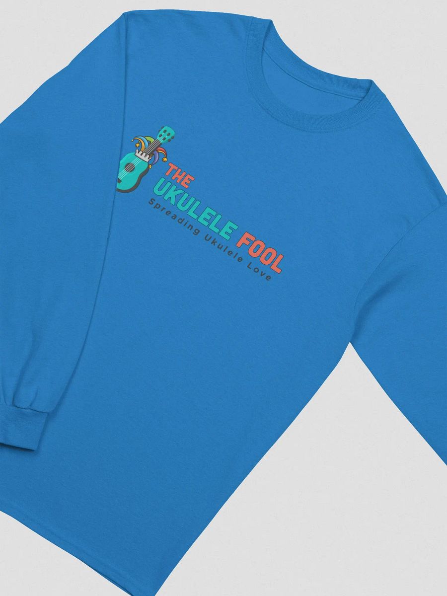 Long sleeve Ukulele Fool T-shirt - Blue product image (3)
