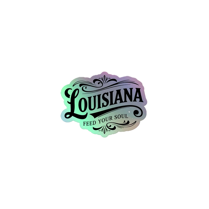 Louisiana Soul Kiss-Cut Holographic Sticker Sheet product image (1)