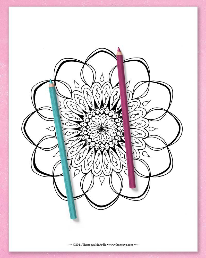 Mandala Coloring Pages product image (3)
