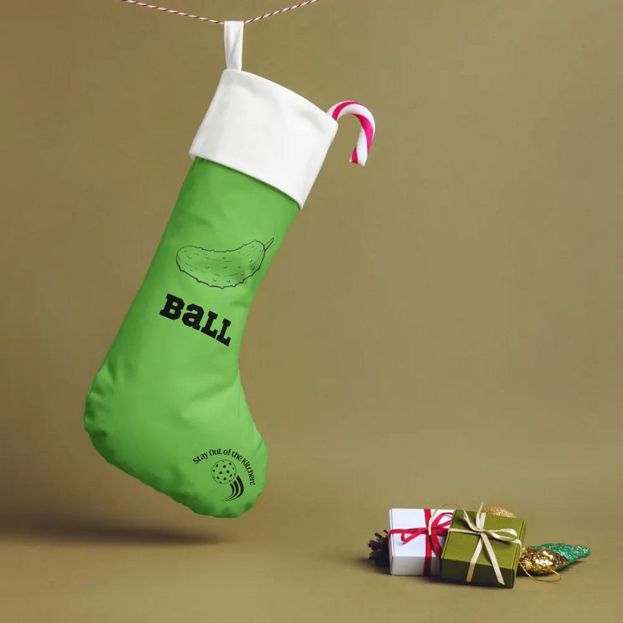 Pickleball Holiday Fun Christmas Stocking product image (8)