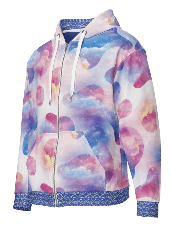 Crazy Cow-Recycled Unisex Zip Hoodie product image (2)