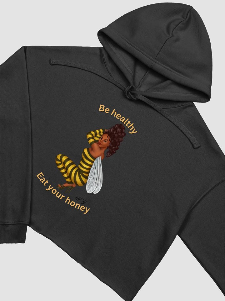 Bee Healthy Cropped Hoodie product image (2)