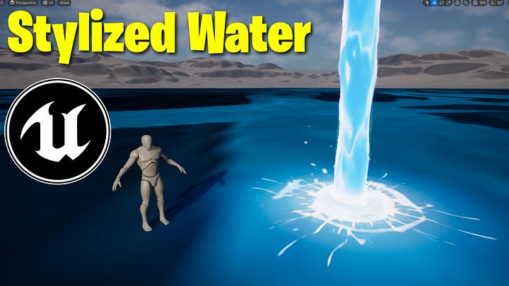 Stylized Water Effects in Unreal Engine 5.5 Niagara: Step-by-Step Tutorial product image (1)