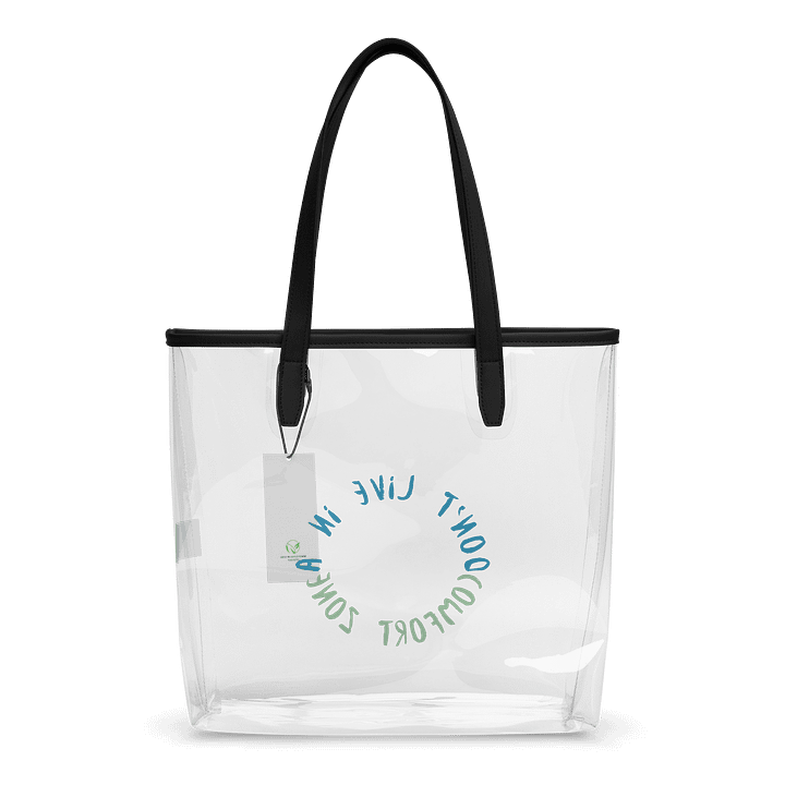 Colorful Motivational Clear Tote Bag product image (2)