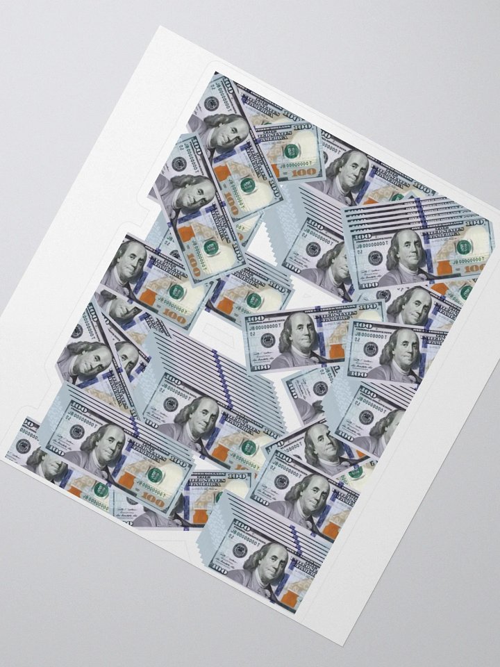 Cash Cascade Sticker product image (2)