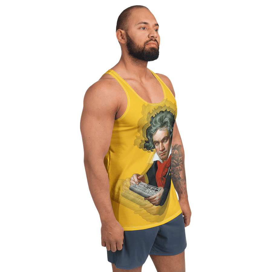 Roland van Beethoven by Frank Fonik (TB 303), classic synth Tribute, Regular fit Tank Top product image (3)