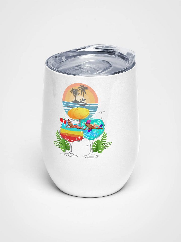 Tropical Paradise Wine Tumbler product image (1)